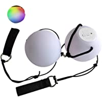 Akemaio 2 Piezas de Bolas LED POI Glow Bolas LED Glow Ball 9 Modo 7 Color POI Light Ball